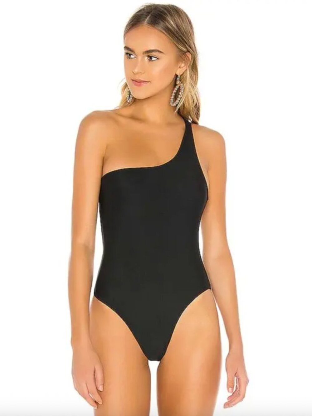 Lovers and Friends Mercedes One Piece Swimsuit Black - Size Small